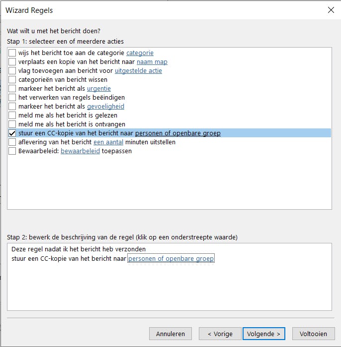 Outlook: regels instellen voor automatische hulp Outlook: Regels Instellen Voor Automatische Hulp