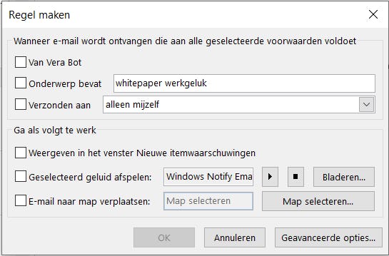 Outlook: regels instellen voor automatische hulp Outlook: Regels Instellen Voor Automatische Hulp