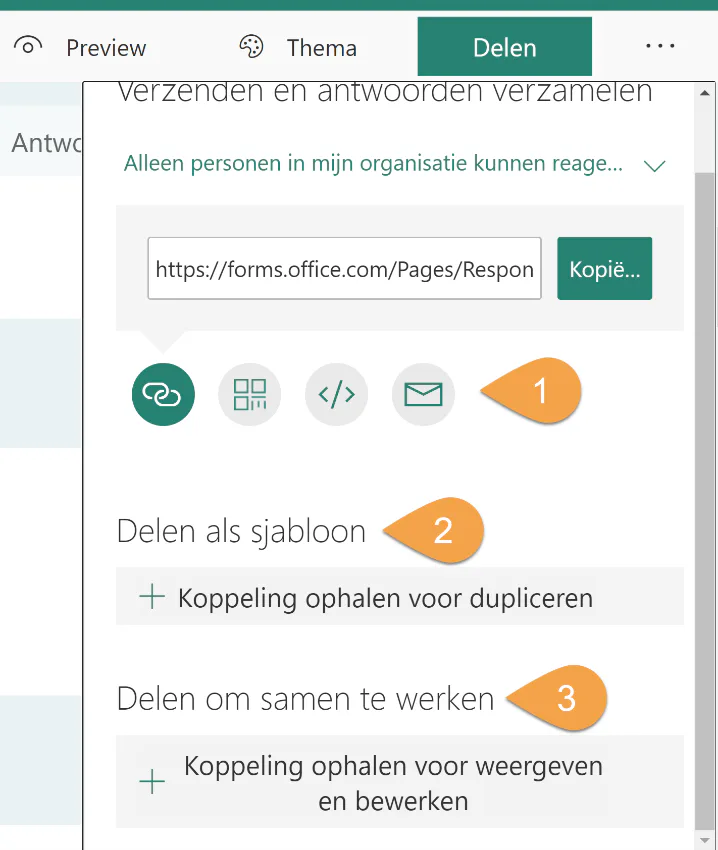 Zo maak je een vragenlijst, enquête of poll met Forms in Microsoft 365