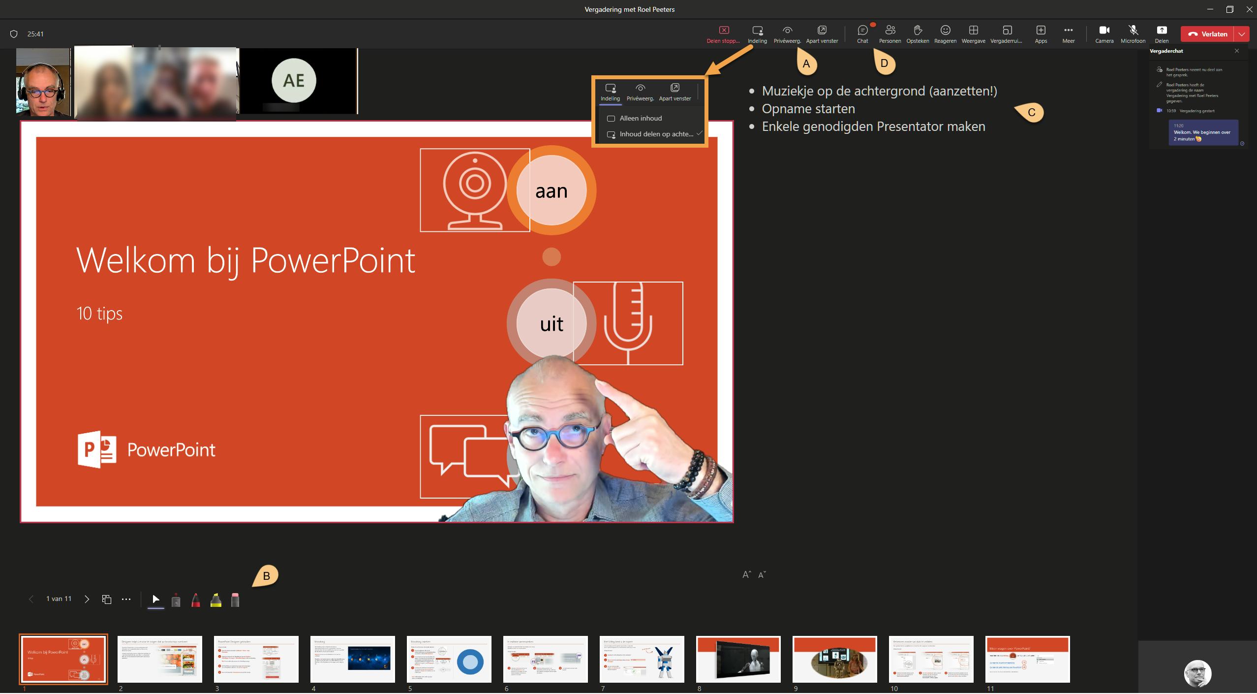 Presenteren met PowerPoint Live is zo veel prettiger