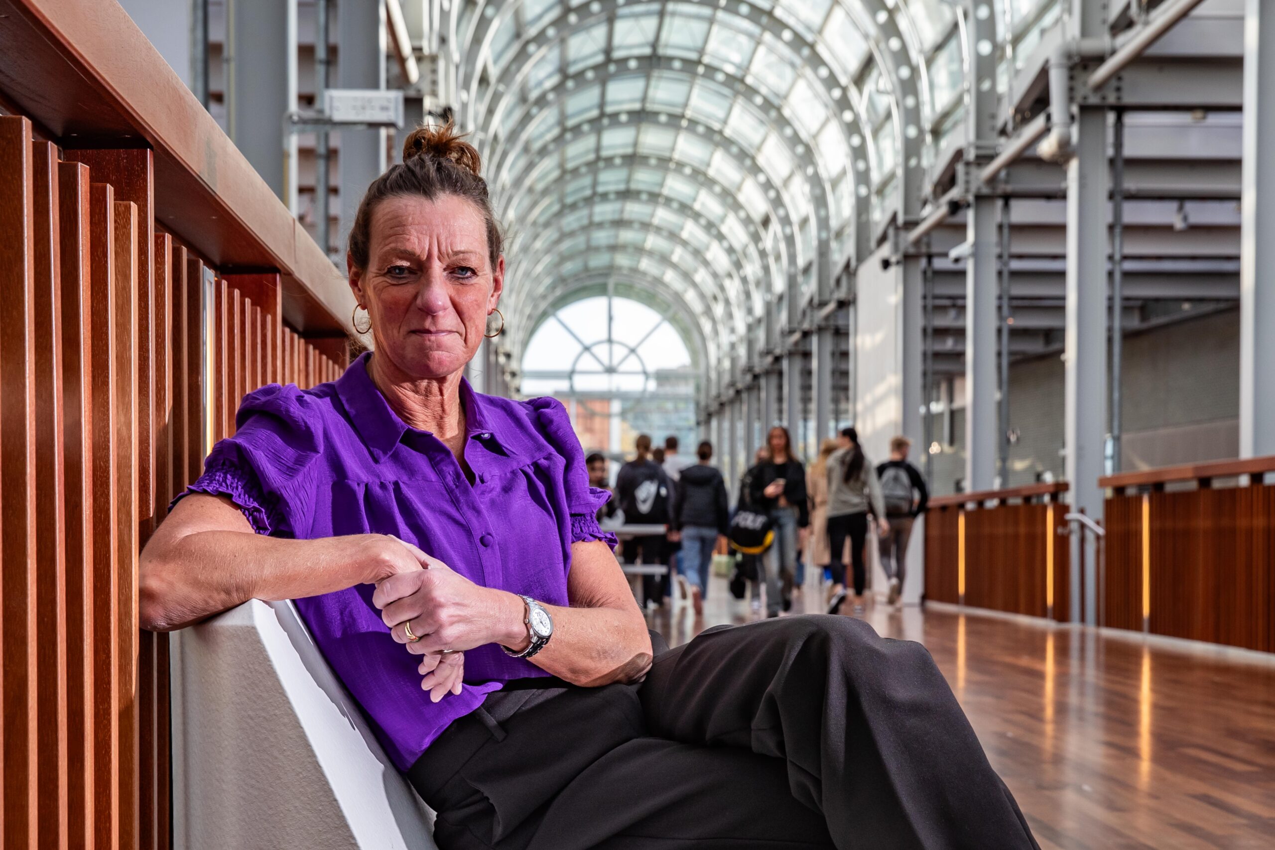 Evelien Keeskamp-Croezen, project- en managementondersteuner bij het Deltion College. Foto Ronald Hissink