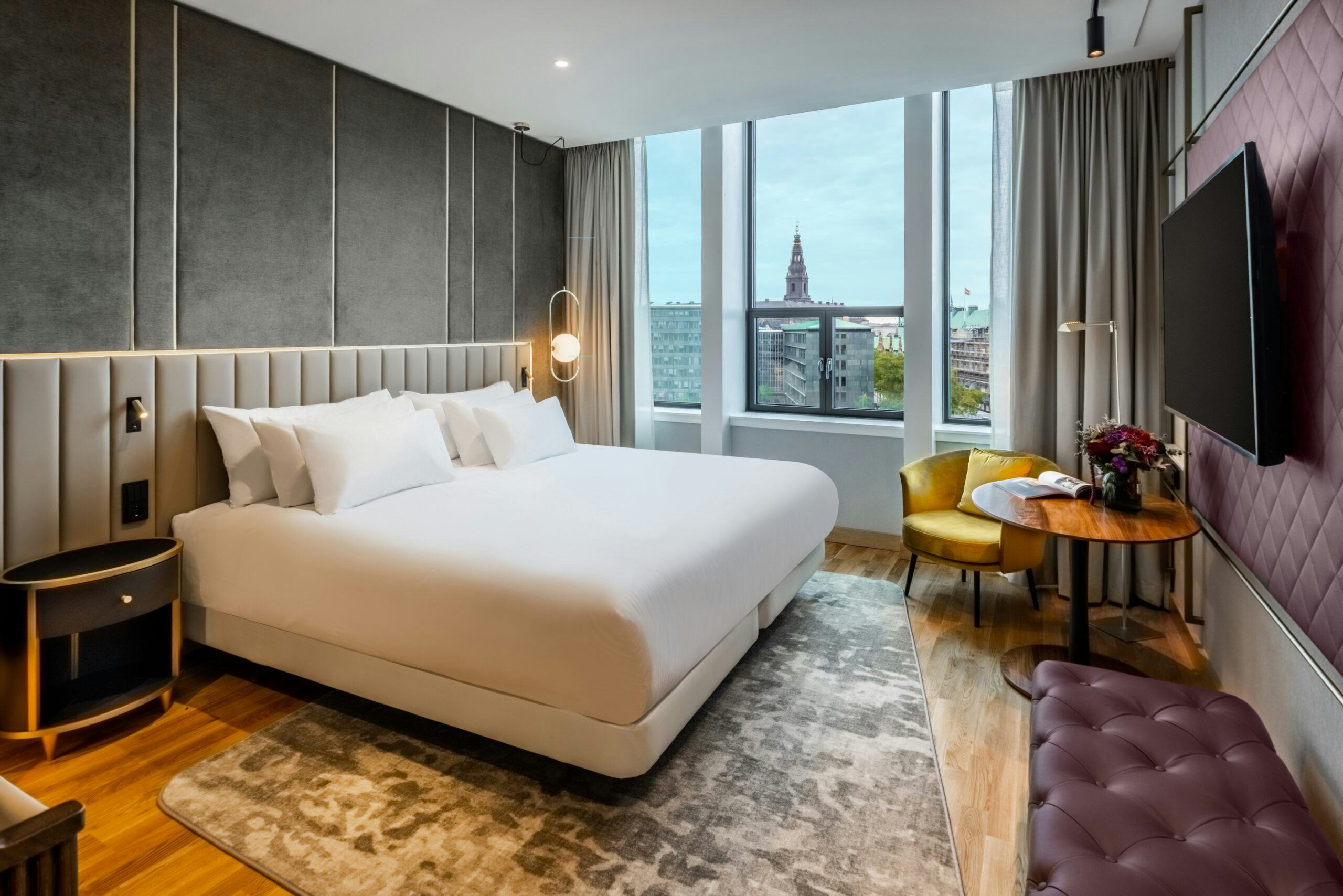 De superior room in NH Collection Copenhagen.