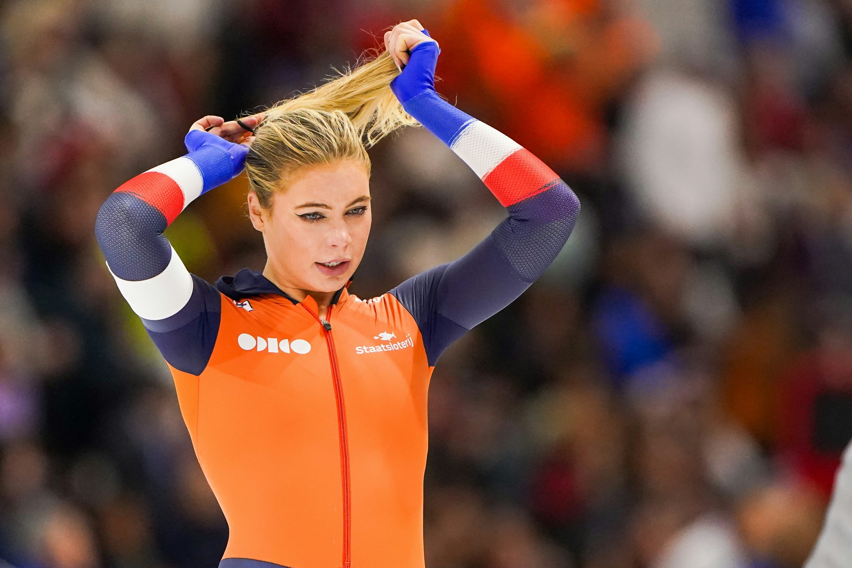 Gouden medaillewinnares Jutta Leerdam. Copyright: Shutterstock